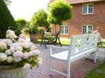 Gartenansicht des Landhaus im Hotel Hennies in Hannover Isernhagen